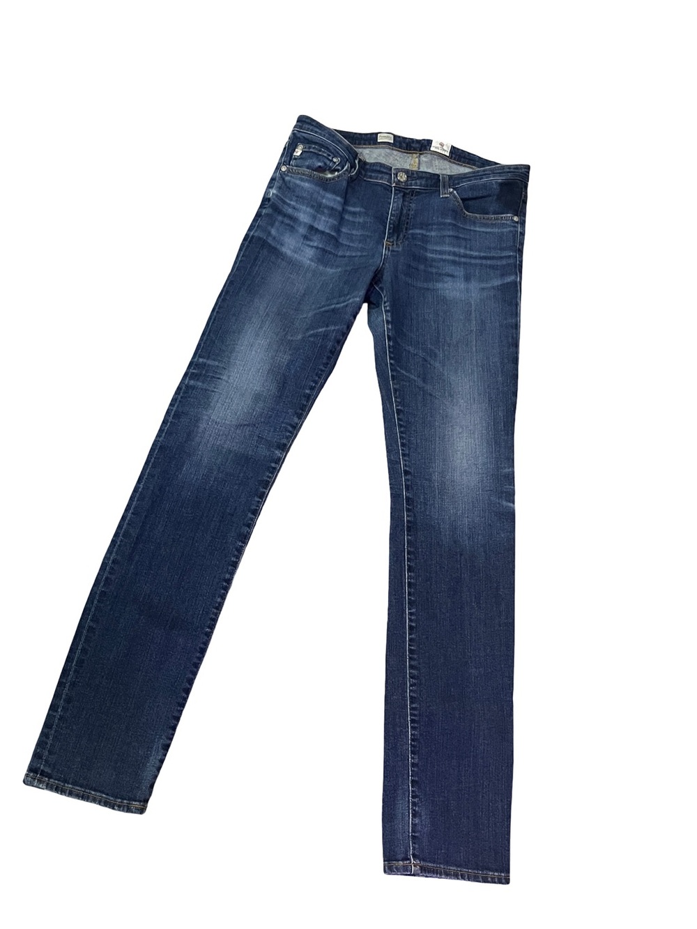 AG Adriano Goldschmied The Premiere Skinny Straight Jeans 31R Made in USA